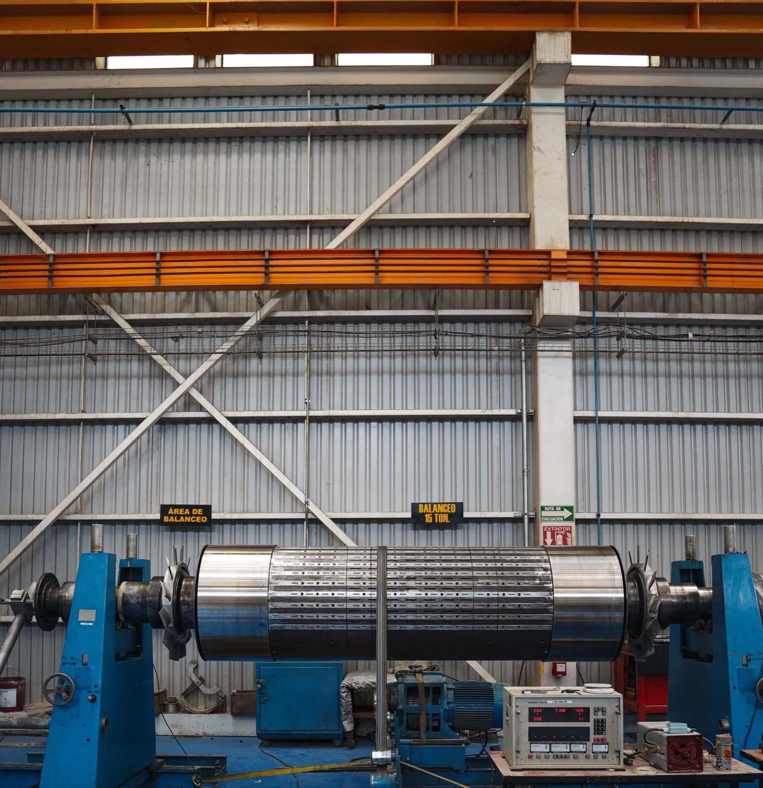 Balanceo, Alineación y Limpieza Criogénica de Turbinas — TEMISA Power Gen — generator service Mexico
