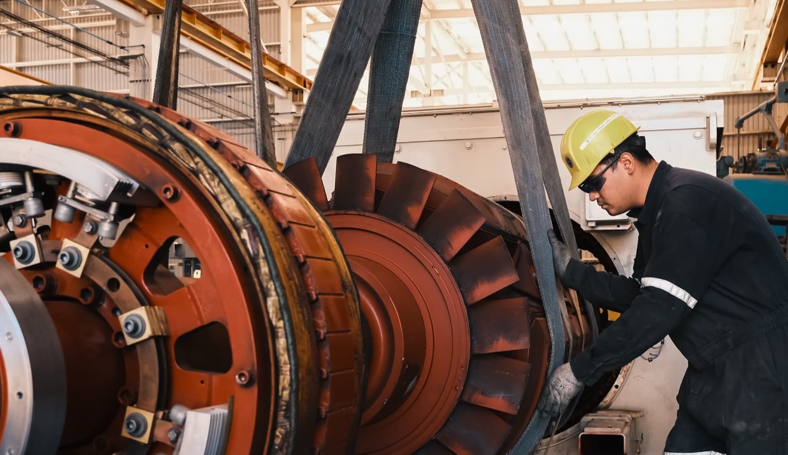 Piso de producción TEMISA Power Gen Tlajomulco con equipos en intervención