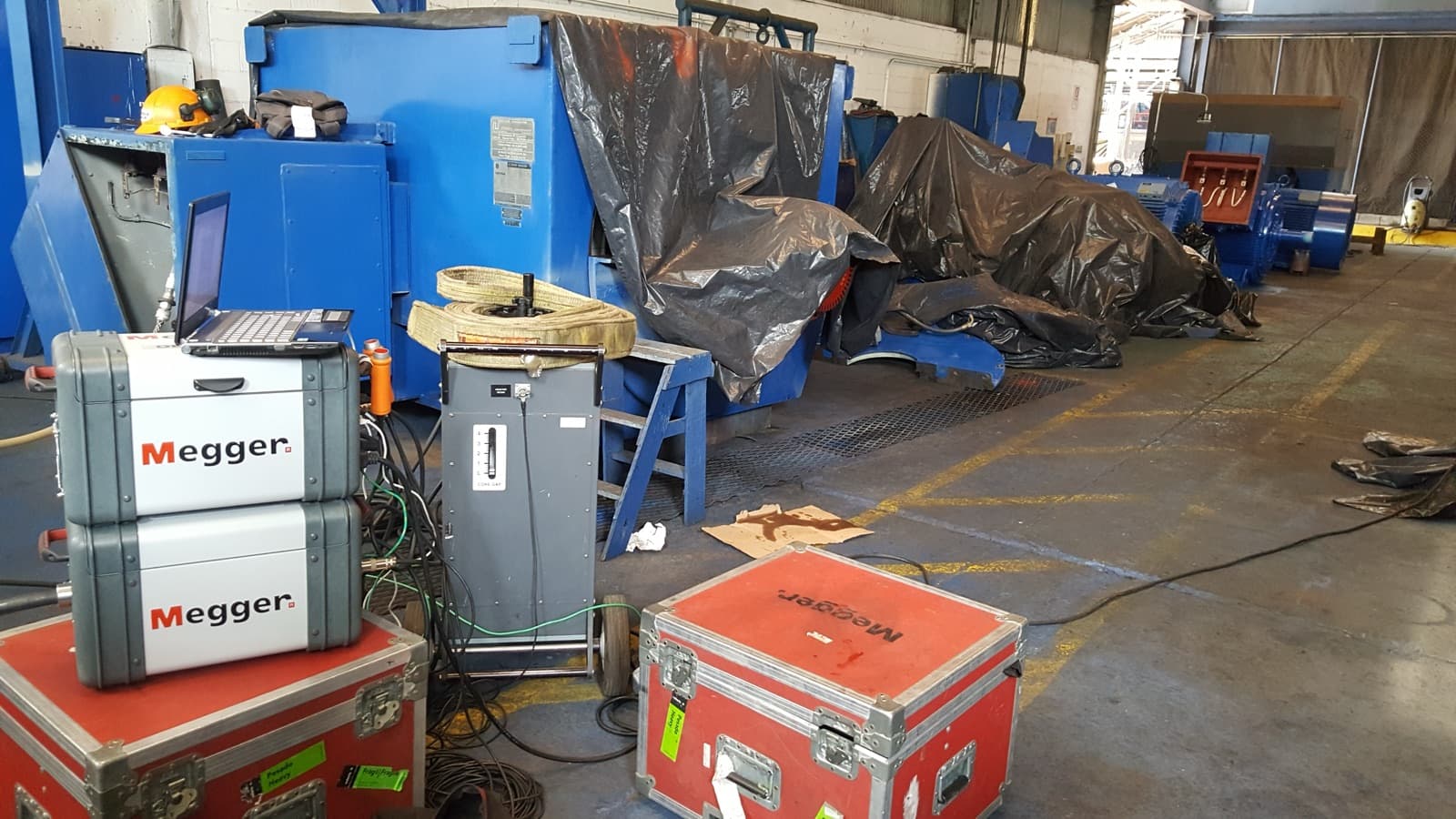 Descargas Parciales en Generadores de Alta Tensión — TEMISA Power Gen — electrical testing Mexico
