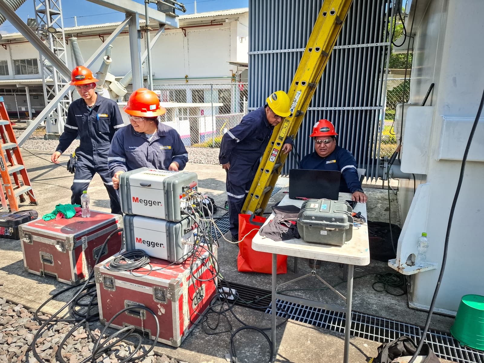 Descargas Parciales en Generadores de Alta Tensión — TEMISA Power Gen — electrical testing Mexico