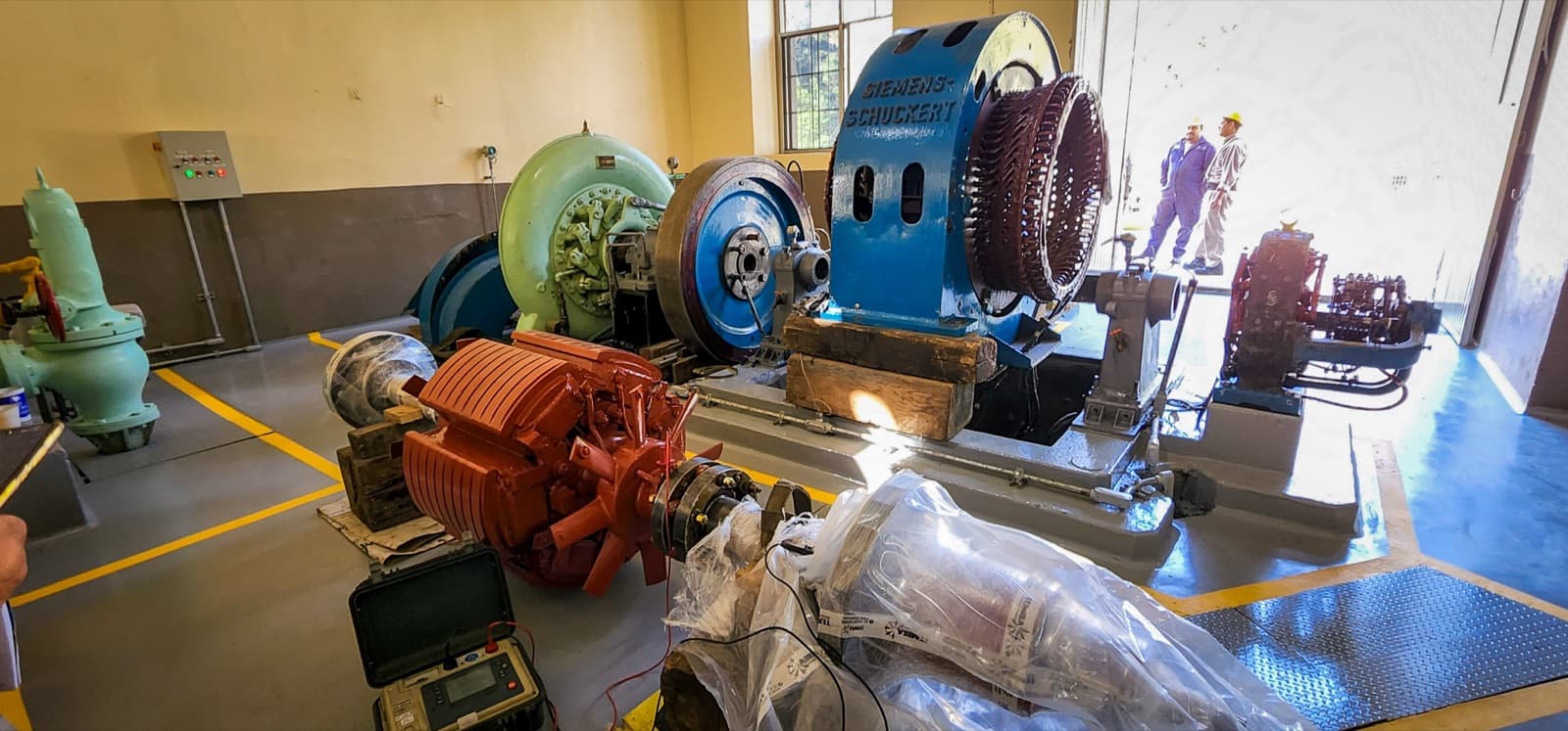 Prueba RSO en rotor de generador síncrono bajo IEEE 522 — TEMISA Power Gen
