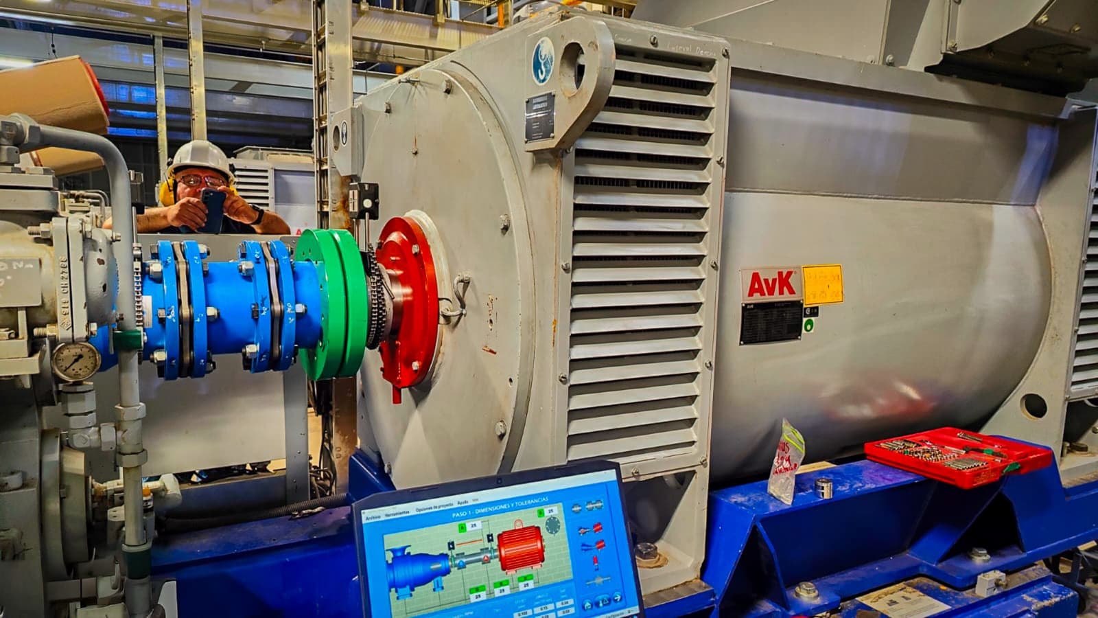 Alineación Láser de Acoplamientos Generador–Motor–Turbina–Bomba — TEMISA Power Gen — generator service Mexico