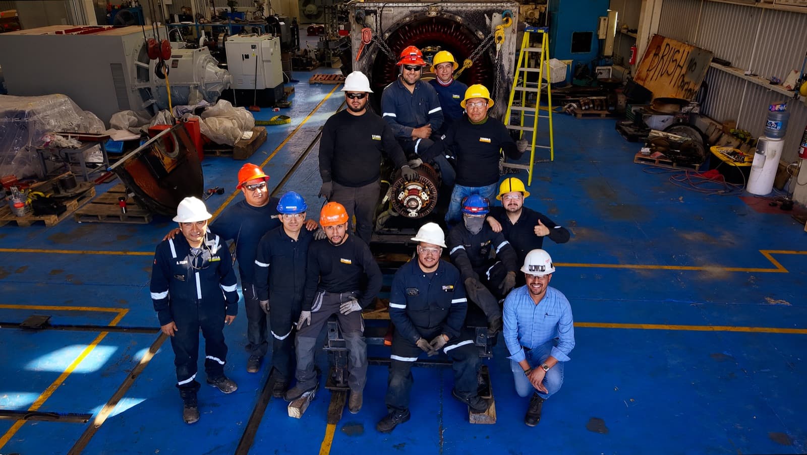 Capacitación técnica TEMISA Power Gen — generator training Mexico