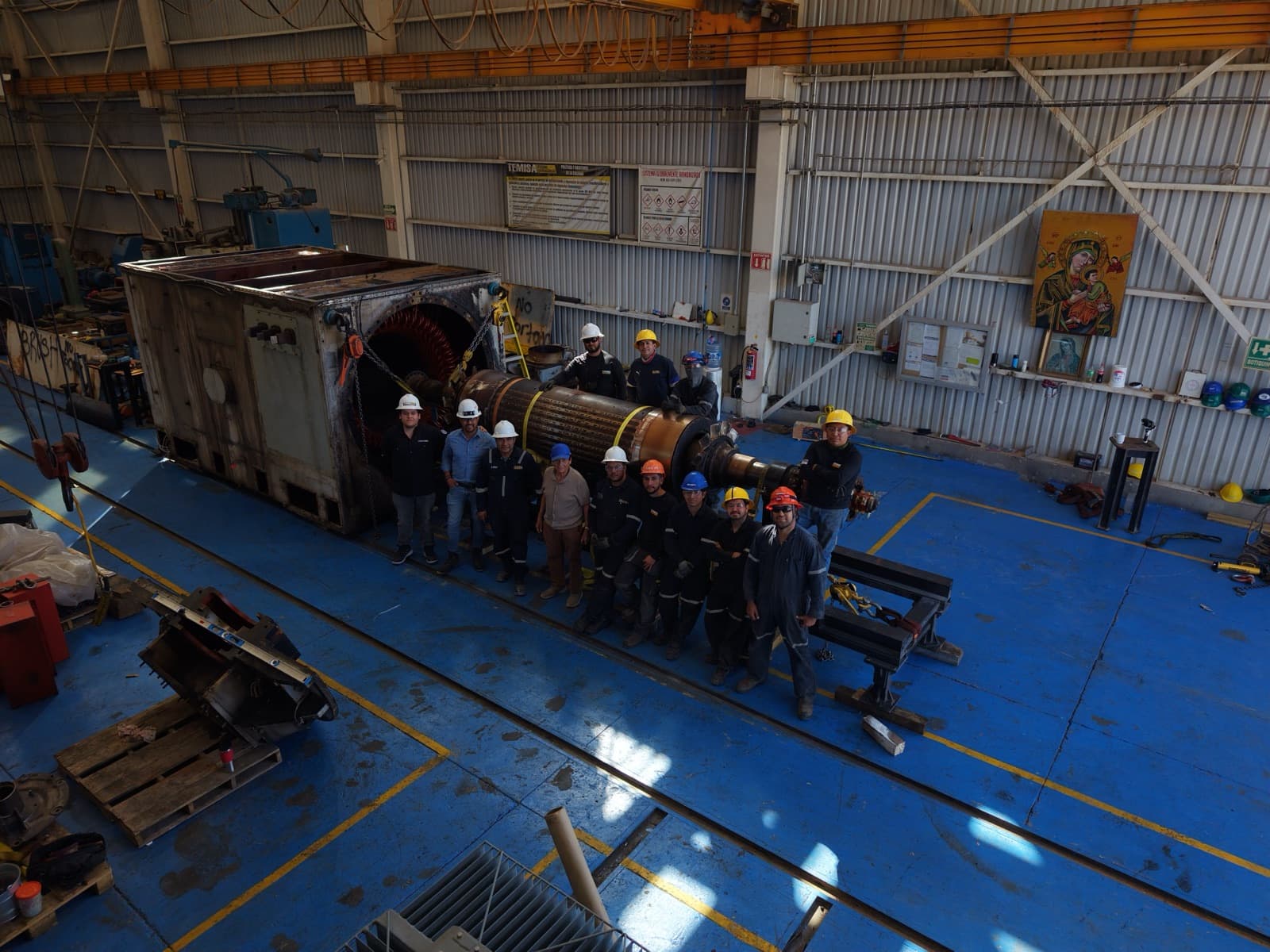 Capacitación técnica TEMISA Power Gen — generator training Mexico