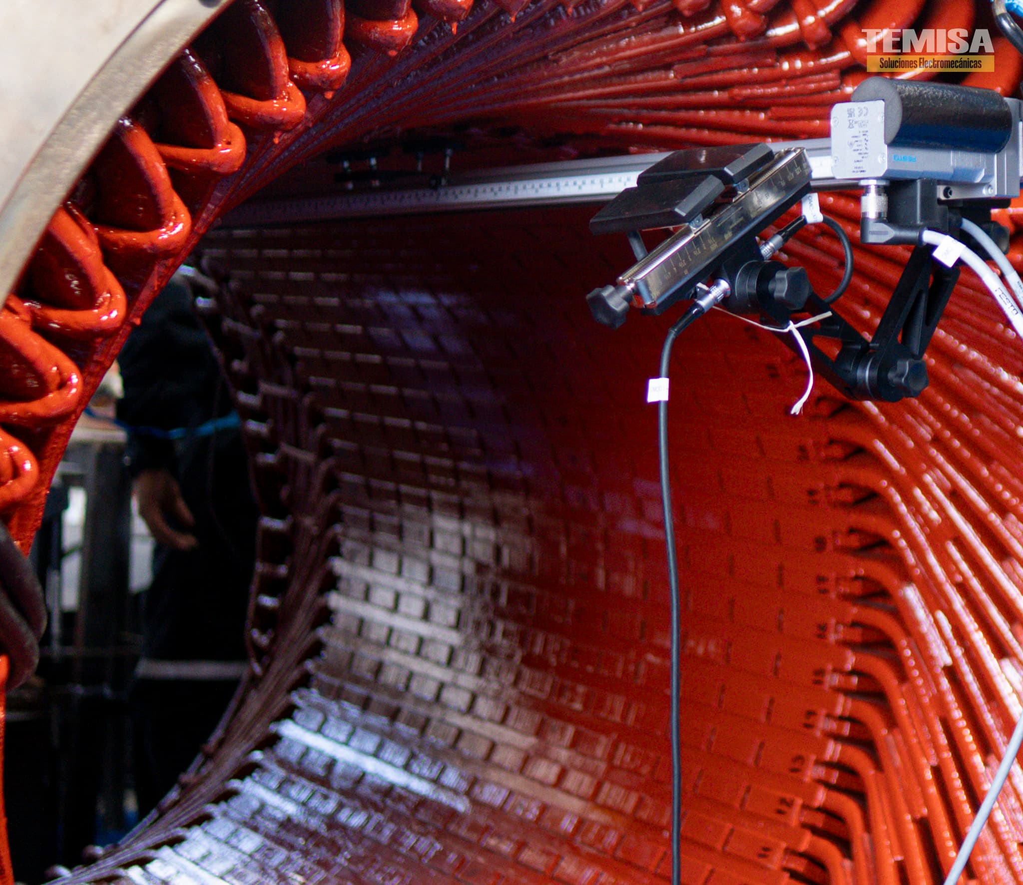 Procedimiento ELCID paso a paso en estator de generador bajo IEC 60034-27 — TEMISA Power Gen