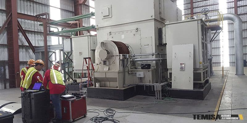 Mantenimiento mayor L1 al generador síncrono BRUSH de 75 MVA en ingenio de cogeneración en Guatemala — proyecto histórico documentado TEMISA Power Gen