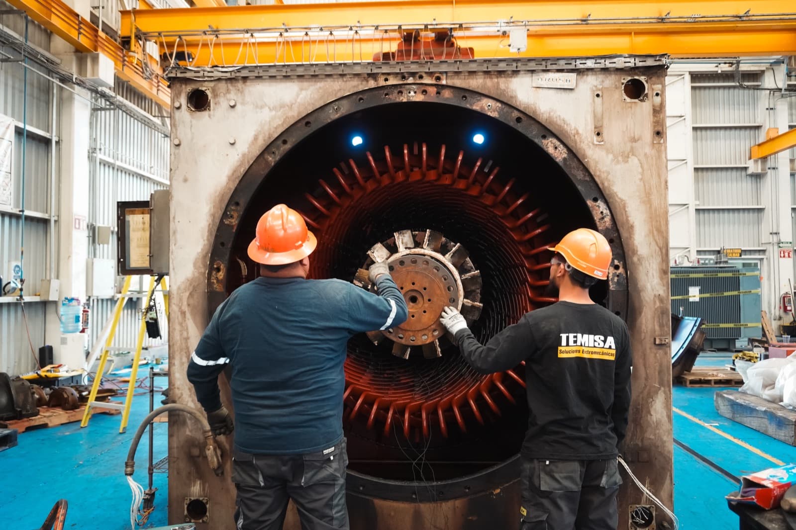 Servicio para Generadores Síncronos Industriales — TEMISA Power Gen — generator service Mexico