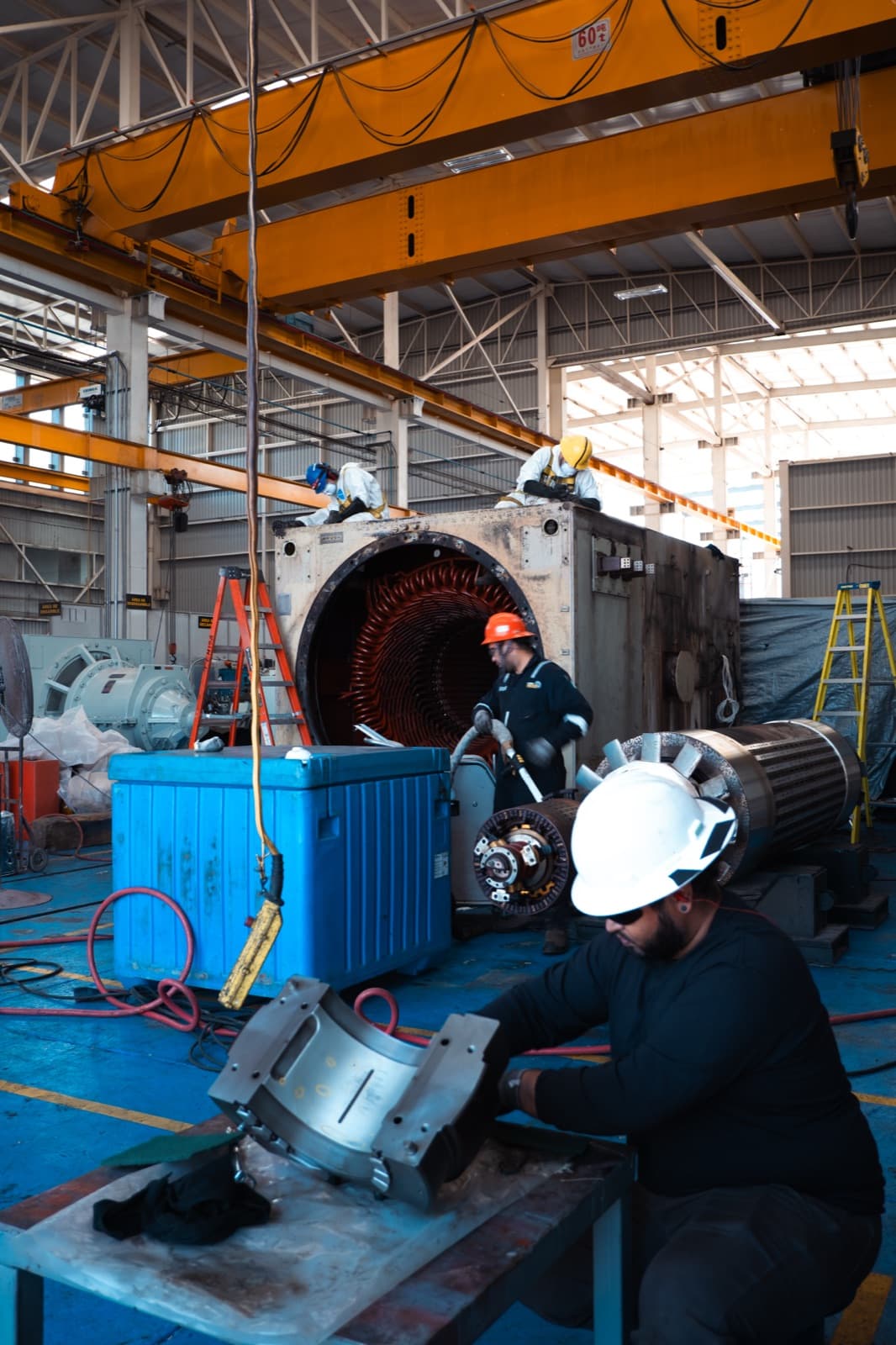Brush (Baker Hughes) generador — TEMISA Power Gen — independent OEM service Mexico