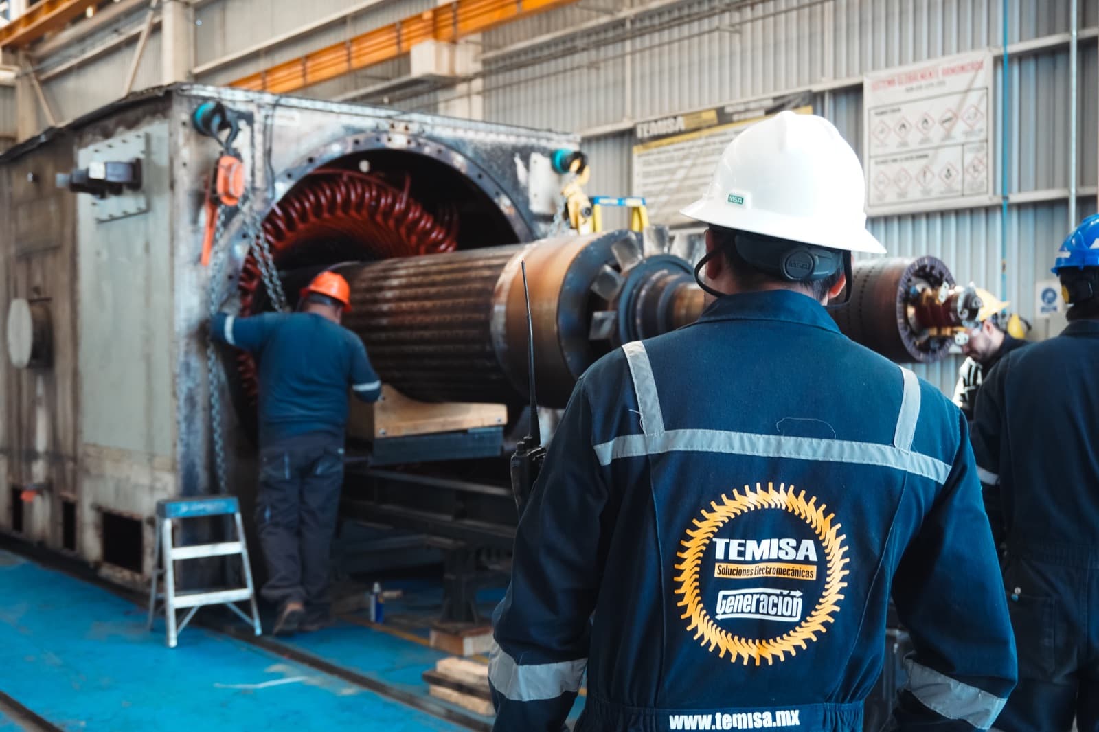 Brush (Baker Hughes) generador — TEMISA Power Gen — independent OEM service Mexico