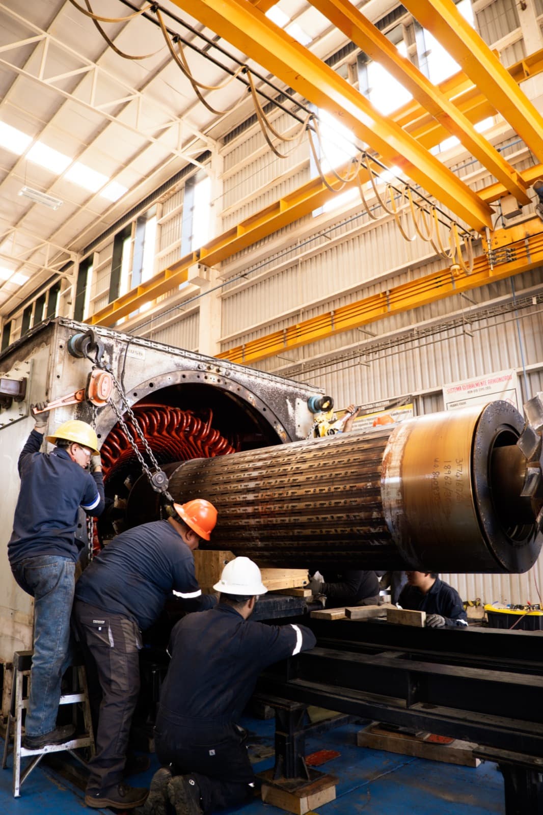 Brush (Baker Hughes) generador — TEMISA Power Gen — independent OEM service Mexico