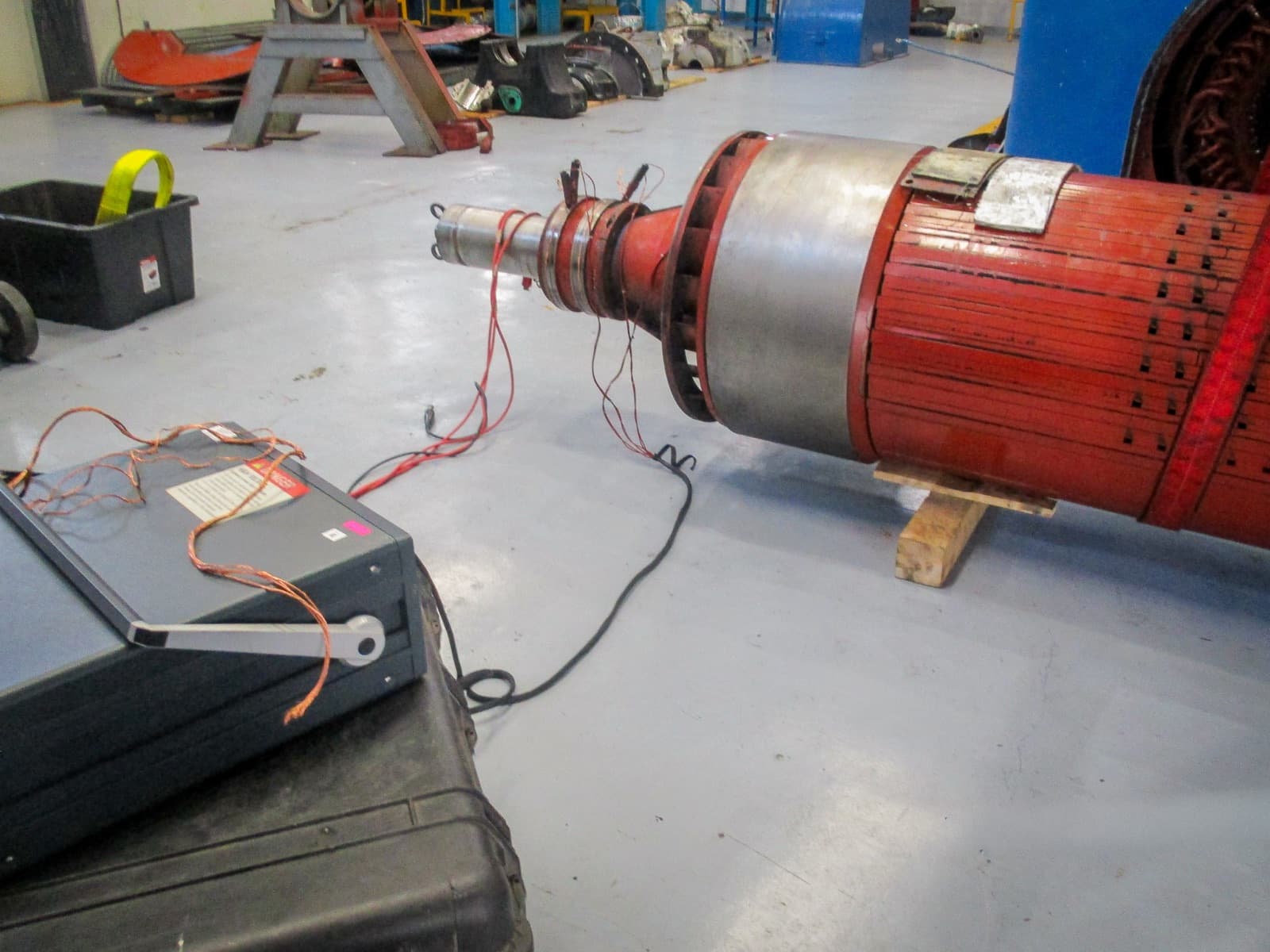 Prueba RSO en Rotores de Generadores — TEMISA Power Gen — electrical testing Mexico