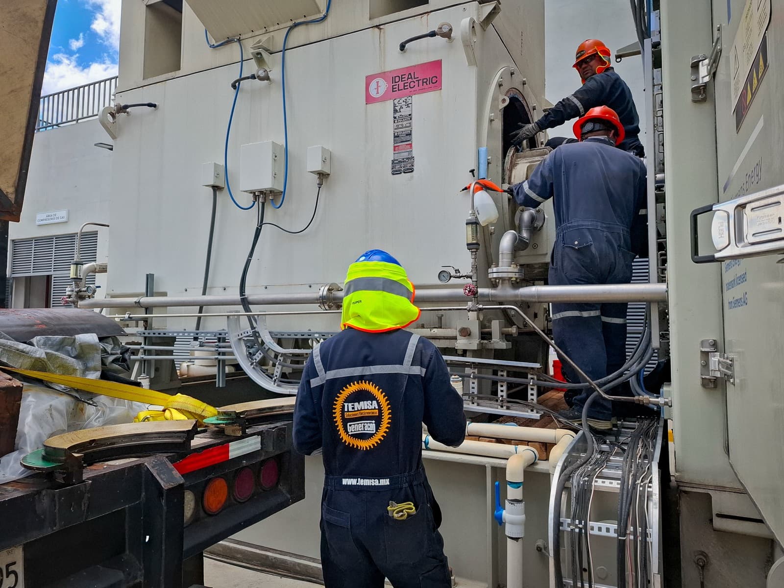 Servicio para Generadores en Plantas de Cogeneración Industrial — TEMISA Power Gen — sector services Mexico