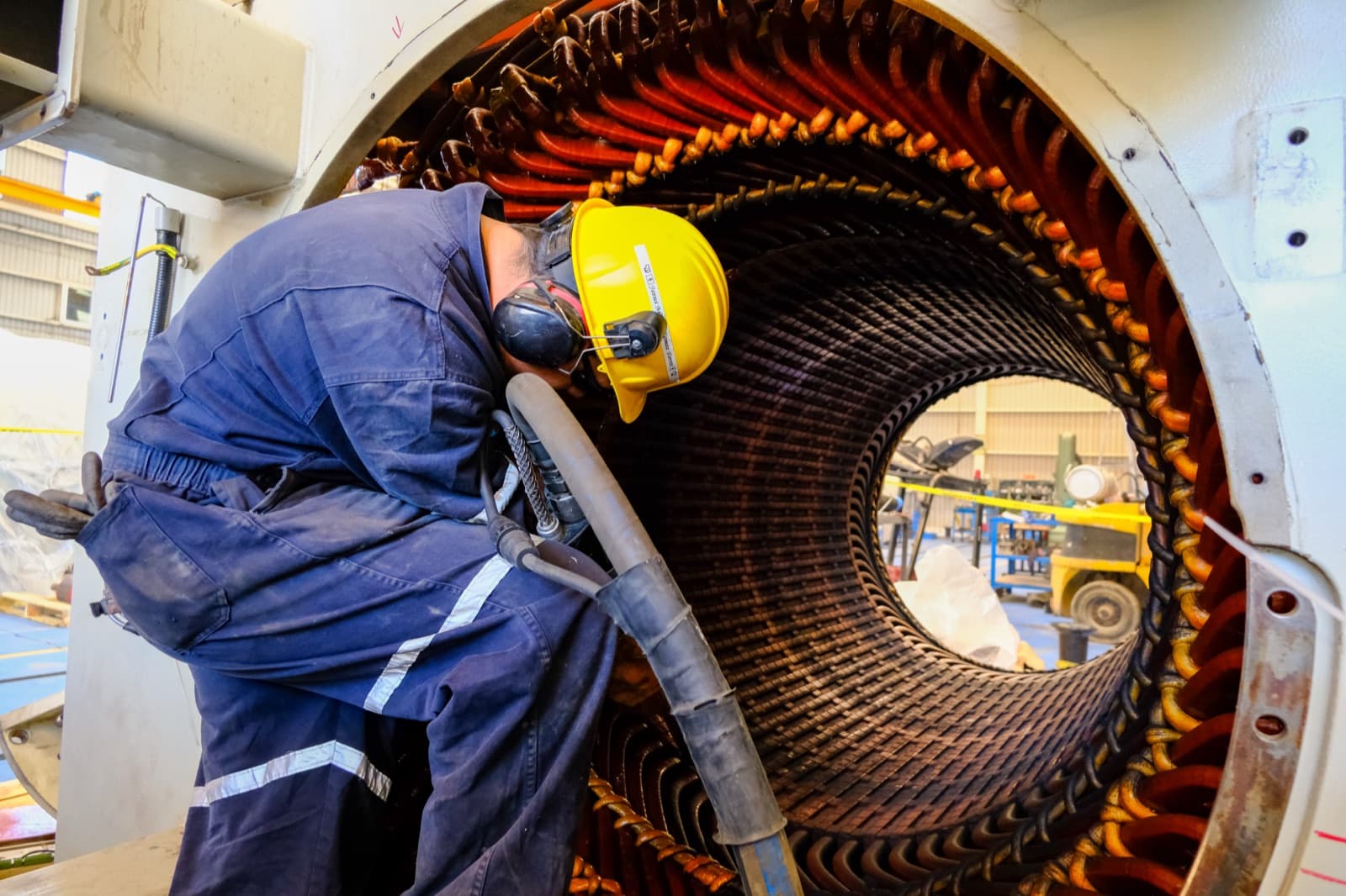 Limpieza Criogénica con Hielo Seco para Generadores Eléctricos — TEMISA Power Gen — generator service Mexico