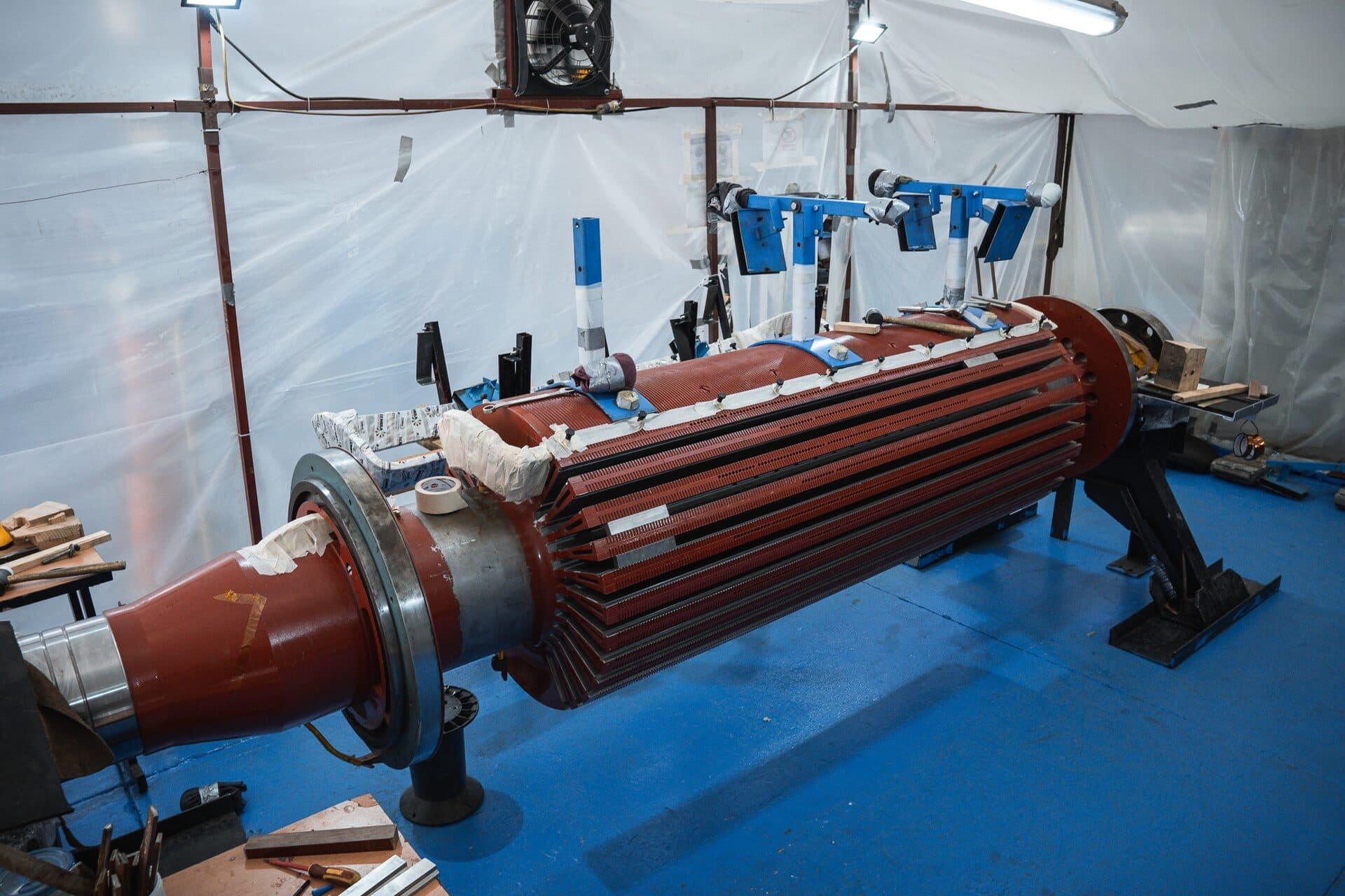 Rebobinado de Estatores y Rotores de Generadores Eléctricos — TEMISA Power Gen — generator service Mexico