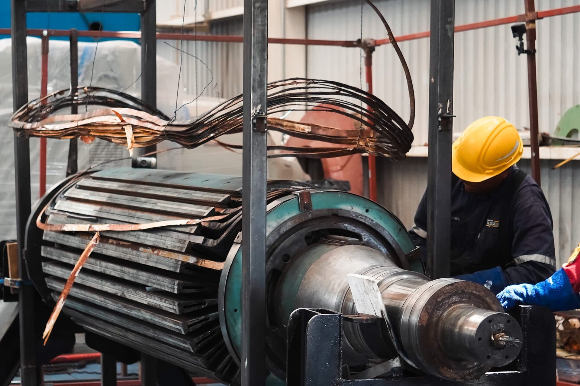Rebobinado de Estatores y Rotores de Generadores Eléctricos — TEMISA Power Gen — generator service Mexico