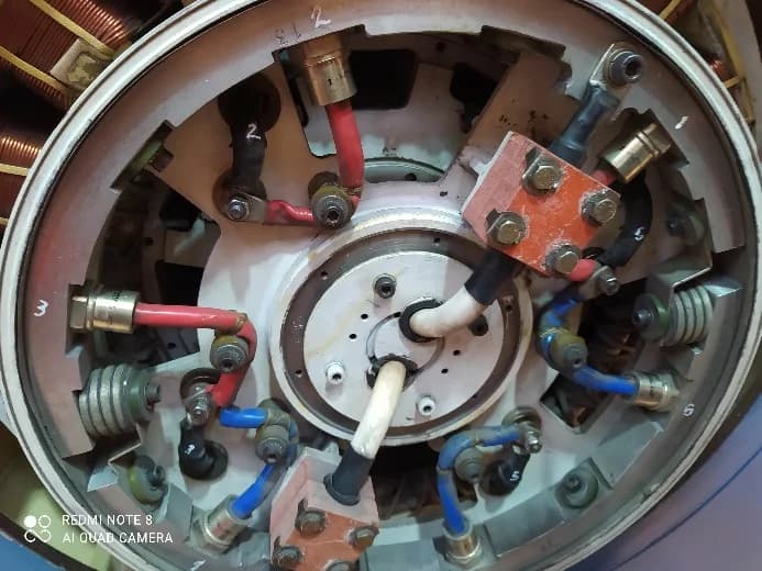 WEG generator rectifier assembly documented by TEMISA